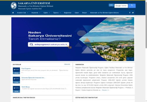 Sakarya Üniversitesi |