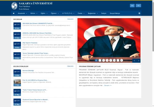 Sakarya Üniversitesi | FİZİK