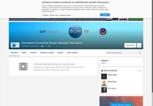 Gümüşhane Üniversitesi İletişim Fakültesi Televizyonu | web.tv