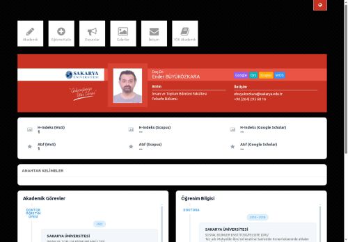Doç.Dr. Ender BÜYÜKÖZKARA