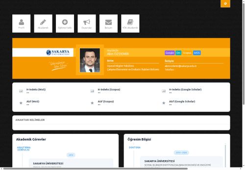 Arş.Gör.Dr. Akın ÖZDEMİR