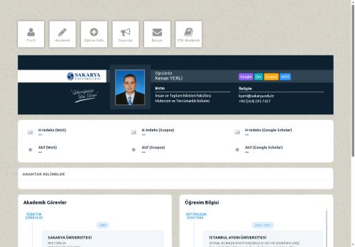 Öğr.Gör.Dr. Kenan YERLİ