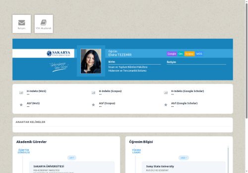 Öğr.Gör. Elvira TEZEMİR