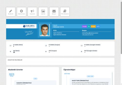 Doç.Dr. Mehmet KAYA