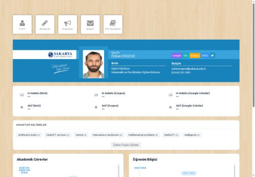 Doç.Dr. Özkan ERGENE