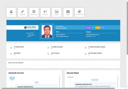 Dr.Öğr.Üyesi Ahmet SAKİN