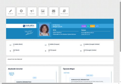 Dr.Öğr.Üyesi Belgin UZUN