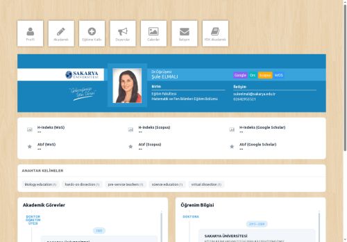 Dr.Öğr.Üyesi Şule ELMALI