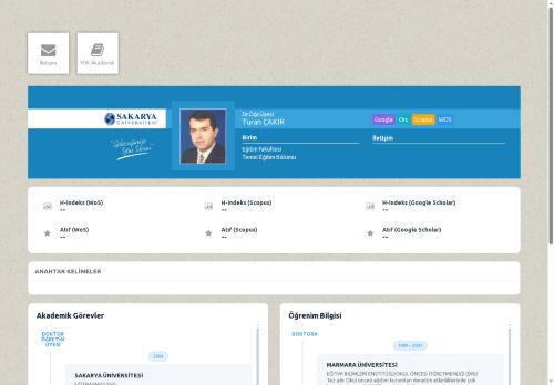 Dr.Öğr.Üyesi Turan ÇAKIR