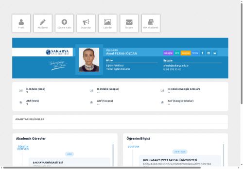 Öğr.Gör.Dr. Aysel FERAH ÖZCAN