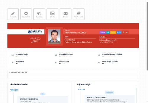 Arş.Gör. Fatih Mehmet TULUMCU