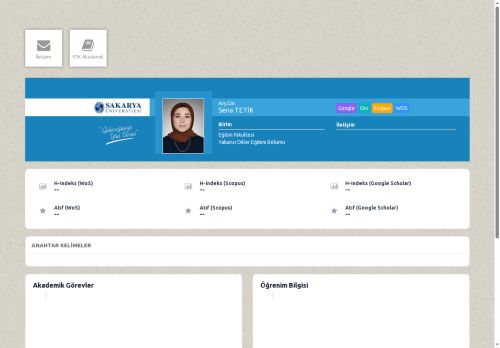 Arş.Gör. Sena TETİK