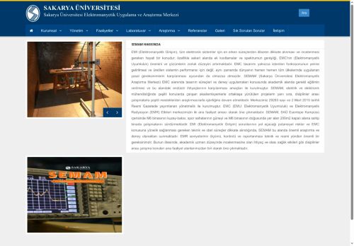 Sakarya Üniversitesi | Sakarya Üniversitesi Elektromanyetik Uygulama ve Araştırma Merkezi