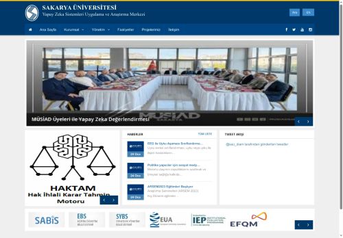 Sakarya Üniversitesi | Yapay Zeka Sistemleri Uygulama ve Araştırma Merkezi