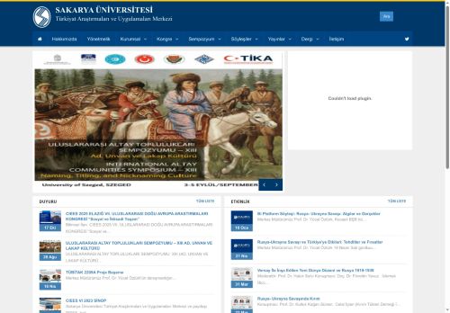 Sakarya Üniversitesi | Türkiyat Araştırmaları ve Uygulamaları Merkezi