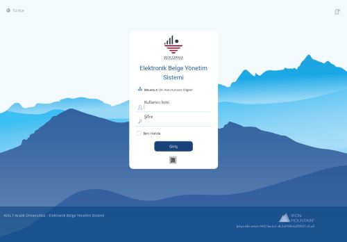 enVision - Giriş Sayfası