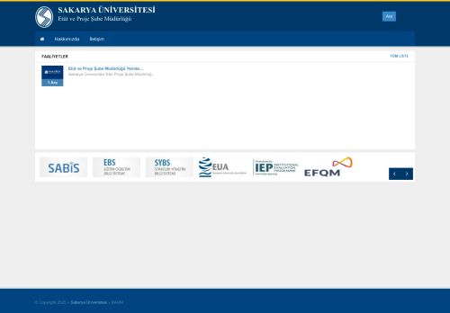 Sakarya Üniversitesi | Etüt ve Proje Şube Müdürlüğü