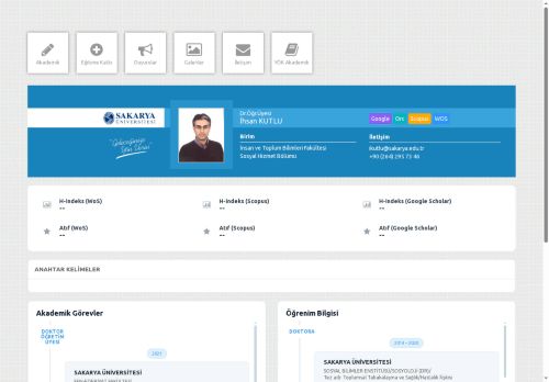 Dr.Öğr.Üyesi İhsan KUTLU