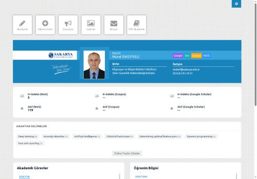 Doç.Dr. Murat İSKEFİYELİ