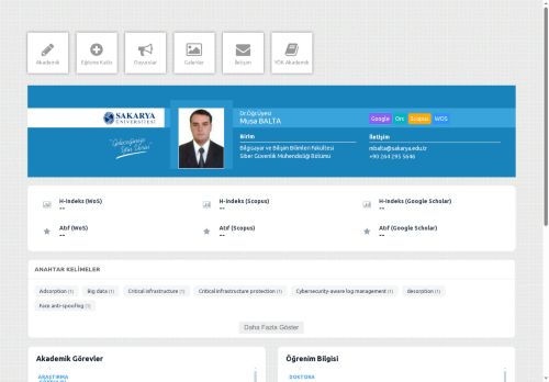 Dr.Öğr.Üyesi Musa BALTA