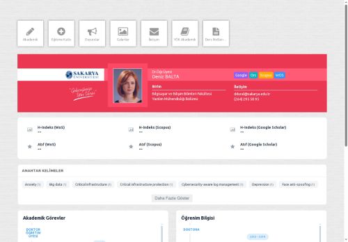 Dr.Öğr.Üyesi Deniz BALTA