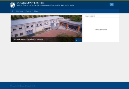 Sakarya Üniversitesi | Sakarya Üniversitesi Termal Sprey Laboratuvarı Uzay ve Havacılık Çalışma Grubu