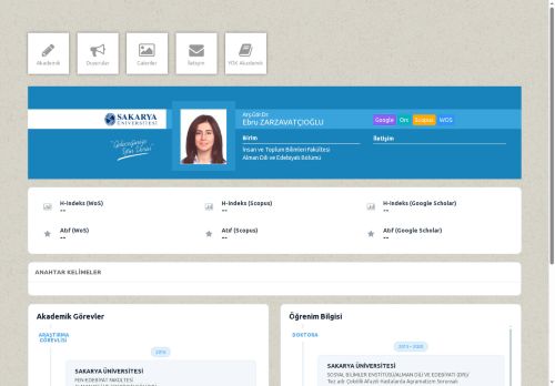 Arş.Gör.Dr. Ebru ZARZAVATÇIOĞLU