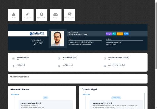 Dr.Öğr.Üyesi Mahmud Sami TÜRK