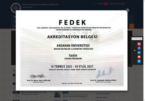 Anasayfa | Tarih Bölümü