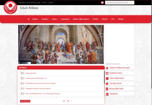 EDEBİYAT FAKÜLTESİ - Felsefe Bölümü