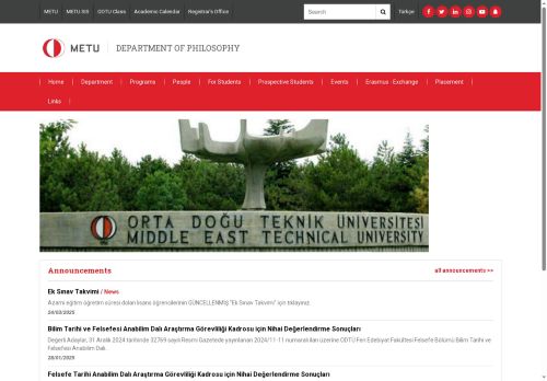 FELSEFE BÖLÜMÜ | Bölüm hakkında kısa açıklama