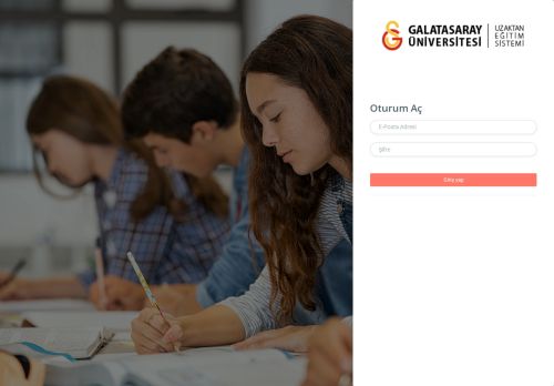 GSU Uzaktan Eğitim Sistemi: Siteye giriş yap