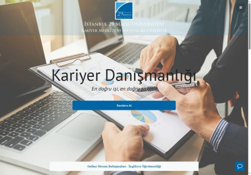 Kariyer Merkezi - İstanbul 29 Mayıs Üniversitesi