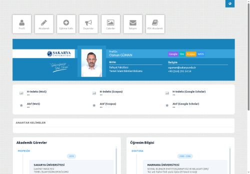 Prof.Dr. Osman GÜMAN