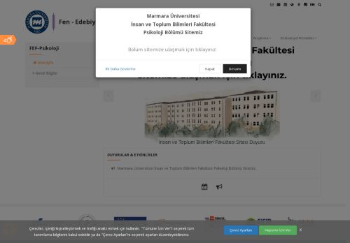 FEF-Psikoloji - Fen - Edebiyat Fakültesi - Marmara Üniversitesi