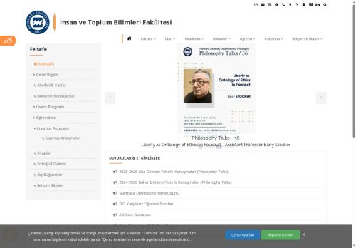 Felsefe - İnsan ve Toplum Bilimleri Fakültesi - Marmara Üniversitesi