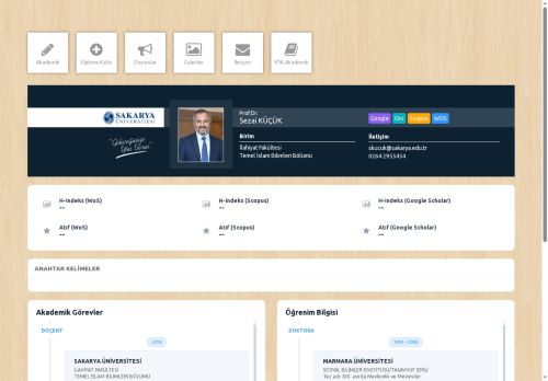 Prof.Dr. Sezai KÜÇÜK