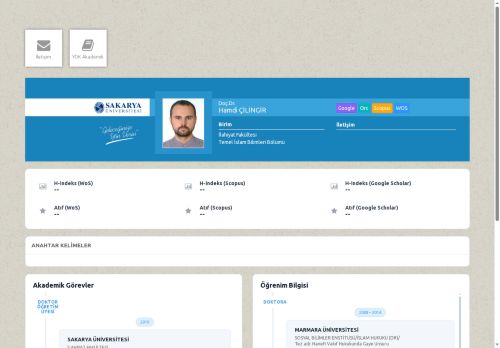 Doç.Dr. Hamdi ÇİLİNGİR