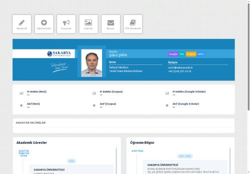 Doç.Dr. Şükrü ŞİRİN