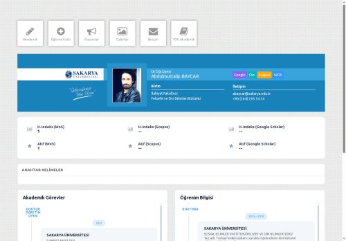 Dr.Öğr.Üyesi Abdulmuttalip BAYCAR