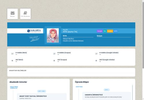 Arş.Gör. Afife Şeyma TAÇ