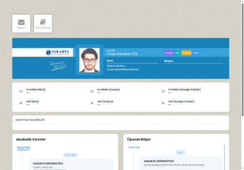 Arş.Gör. Furkan Ramazan ÖĞE