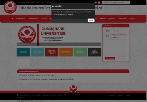 EDEBİYAT FAKÜLTESİ - Psikolojik Danışmanlık ve Rehberlik Uygulama ve Araştırma Merkezi