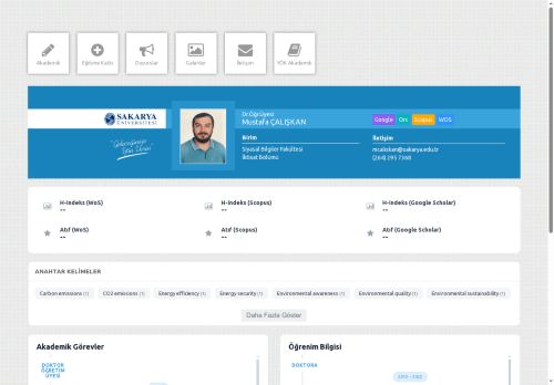 Dr.Öğr.Üyesi Mustafa ÇALIŞKAN