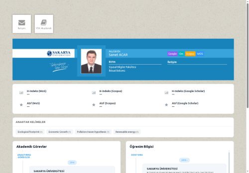 Arş.Gör.Dr. Samet ACAR