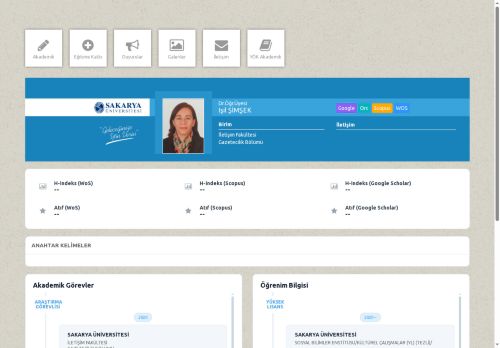 Dr.Öğr.Üyesi Işıl ŞİMŞEK