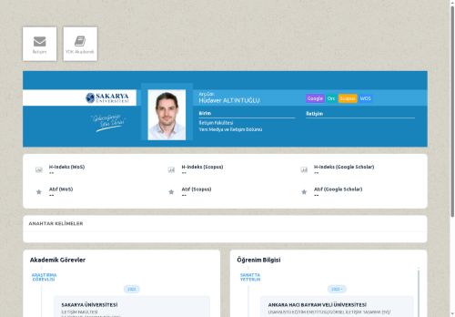 Arş.Gör. Hüdaver ALTINTUĞLU