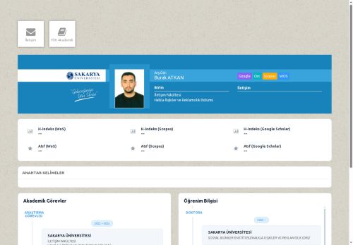 Arş.Gör. Burak ATKAN