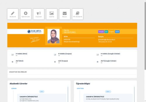 Öğr.Gör. Gül ÜSTÜNEL