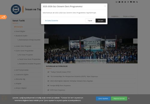 Sanat Tarihi - İnsan ve Toplum Bilimleri Fakültesi - Marmara Üniversitesi